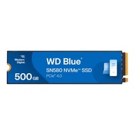 เวสเทิร์น ดิจิตอล การ์ดเอสเอสดี SSD 500GB Blue SN580 M.2 PCle/NVme R4000MB/s W3600MB/s - 5Year (WDS5