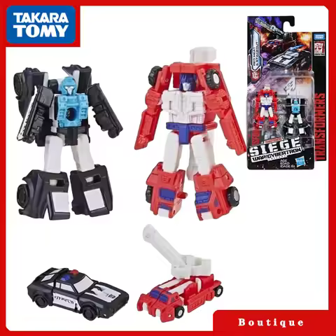 In Stock Takara Tomy Transformers War for Cybertron:Siege WFC-S19 Red Heat&Stakeout Figures Collecti