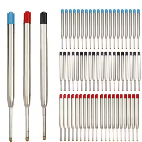 5/10/20pcs L:3.9 In Ballpoint Pen Refills for Parker Pens Medium Point blue red Black Ink Rods for W