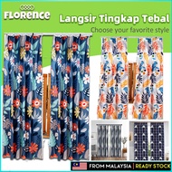 [READY STOCK] Langsir Pintu Murah Panjang / Langsir Sliding Door 3 Panel / Langsir Pintu Bilik / Lngsir Tingkap Murah