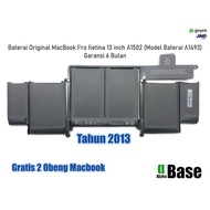 Original MacBook Pro Retina 13 inch A1502 Battery (Battery Model A1493) 2013