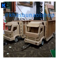 NEW SALE miniatur truk kayu jumbo/mainan anak truk jumbo full kayu