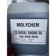 Fully Synthetic Engine Oil Molychem C3 engine oil  SAE 5W30 ACEA C3 with MPAO Blended Base oil