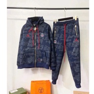 [JD GREEN 3D FELT SET] UNISEX WIDE FORM EXTREMELY STREETWEAR STYLE