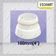 TECHART OFFSET PAN CONNECTOR for WC TOILET - STRAIGHT / 1 INCH / 2 INCH / WC FLEXIBLE CONNECTOR