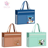 BALSA A3 Tutorial Bag, Canvas A3 Canvas Art Bag, Multifunctional Plus Size Zipper Design Large Capac