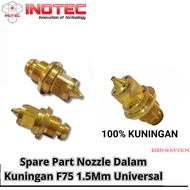 KENTARO Nozzle dalam Spray gun F75 sparepart  F75 Nozel Spuyer Spet Universal f75