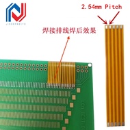 2Pcs FPC FFC Welding Cable PCB Wire Connector 2.54mm Pitch 3P/4/5/6/7/8/9/10/12/14/16/18/20/22/24/26