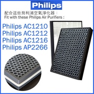 EVERGREEN.. - 飛利浦 philips FY1417 FY1410 AC1210 AC1212 AC1216 AP2266空氣淨化器備用過濾器套件替换用 替換濾芯 代用濾網