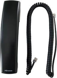 The VoIP Lounge Replacement HD Voice Handset with 12 Foot Cord for Polycom VVX Series IP Phones 300 