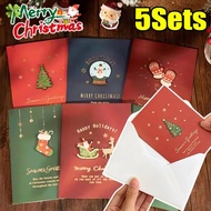 Christmas Greeting Cards with Envelopes Thick Cardstock Vivid Print Xmas Holiday Note Card for Famil