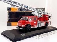 【模型車藝】1/43 IXO Mercedes-Benz L1519 Fire Brigade德國消防雲梯車