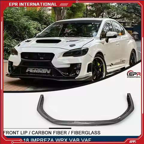 For Subaru 14-18 Impreza WRX VAB VAF VRS Arising II Front Lip Front Lip Carbon Flber Or FRP Fiber Gl