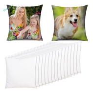 15 PCS Sublimation Blanks Pillow Cases 16x16Inch White Cushion Covers Pillow Covers Heat Transfer DI