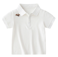 Áo Polo Cho Bé Trai Thêu Hình Chuồn Chuồn Chất Cotton Cao Cấp Áo Thun Cộc Tay Cho Bé Từ 10-27Kg - BE