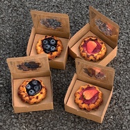 Box Box Egg Tart Packaging Box Sun Lace Dessert Corn Tart Fruit Tart Portuguese Croissant Packaging 