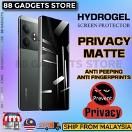 Hydrogel Privacy Matte Screen Protector Realme GT 7 Pro / 6 / GT Neo 5 / GT 3 / GT Neo 3 / 3T / X3 S