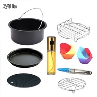 Inch Applicable3.5-5.8qt7 Cake Basket8Set of Accessories for Cross-Border Deep Fryer Oil Sprayer Piz