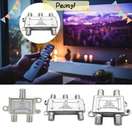 PDONY TV Antenna Satellite Splitter, 5 to 2400MHz Cable TV Signal Receiver Distributor Coaxial Cable Antenna, TV Signal Power Divider Connecting TV Signals Female Connector