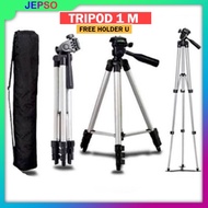 Makassar TRIPOD 1 METER 3110 HP DAN KAMERA UNIVERSAL PROFESIONAL BONUS