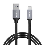 Original Aukey CB-CD2 1m USB-C to USB 3.0 Quick Charge 3.0 Nylon Braided Cable