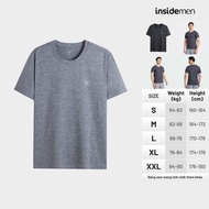 INSIDEMEN regular fit men's short-sleeved T-shirt, loose fit, comfortable ITS001AZ