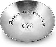 6th Anniversary for Him Her Iron 6th Anniversary Wedding Gifts for Husband Wife Ring Holder Dish 6 Y