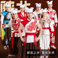 Anse Waist Drum Clothing Traditional North Ethnic Style Men Women Adult Yangko Clothing Po Folk Song