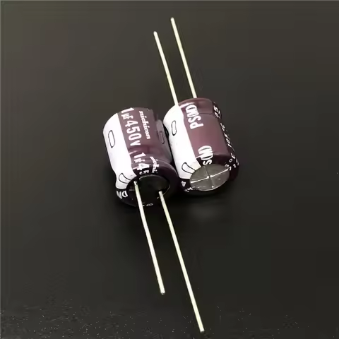 10Pcs/100Pcs 1uF 450V NICHICON PS Series 10x12.5mm Low Impedance 450V1uF Aluminum Electrolytic capac