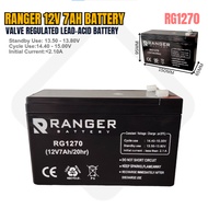RANGER / DURAJACK 12V 7AH BATTERY FOR AUTOGATE (RG1270)