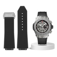 ✅โปรโมชั่น✅สายนาฬิกาซิลิโคน25*19มม. ใช้ได้กับ HUBLOT BIG BANG กันน้ำสำหรับผู้ชายสายนาฬิกาอุปกรณ์เสริ