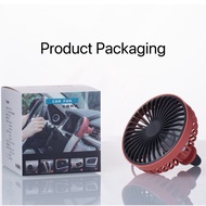 (New) Car supplies ambient light USB small fan