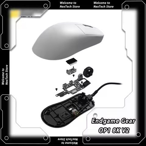 Endgame Gear OP1 8K V2 Paw3950 Mouse 8000Hz Polling Rate Gaming Mouse Wired Lightweight E-sports Mic