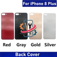 Big Hole NEW Back Glass Replacement For P hone 8 Plus Back Cover Glass Glass Battery Cover