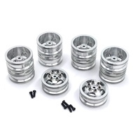 คู่ล้อโลหะขอบล้อ Hub สำหรับ WPL B16 B36 Q63 Q64 6X6 1/16 RC รถบรรทุกรถอัพเกรดอุปกรณ์ชิ้นส่วน **-*
