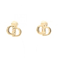 【二手】迪奧 (Dior) CD Logo 鍍金耳環（女士款）