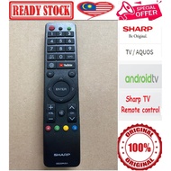 Sharp smart tv remote control GB289WJSA YouTube original