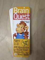 Brain Quest My First Brain Quest Deck 1 Ages 2-3