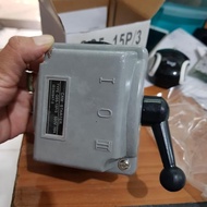Ohm Switch Handle Cam Starter/ 3 pole 15 Ampere On-Off-ON QS5-15A