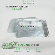 Aluminum Foil Tray Cup BX-5600 Baked Macaroni Spaghetti Schotel Pai Lasagna
