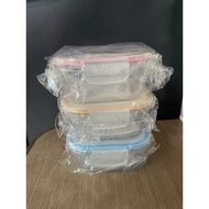 DUTCH LADY LID LOCK GLASS CONTAINER 520ml