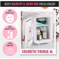 Mini Fridge ♦ Cosmetic Refrigerator ♦ Cosmetic Fridge 4L (White)