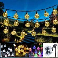 1pc Outdoor Solar String Lights 39.4Ft/23Ft/16.4Ft,100 LED /50 LED/20 LED Solar Light String Waterpr