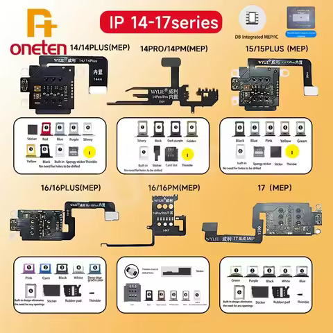 Wylie US Version ESiM Conversion To 2-SiM Card MEP Integration Solution for IPhone 14-17 Series Supp