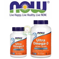 Now Foods, Ultra Omega-3, 500 EPA/250 DHA 90 or 180 Softgels