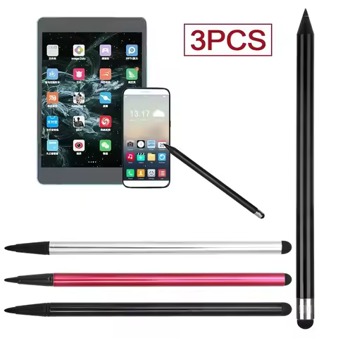 Portable Universal Phone Tablet Touchscreen Pens Capacitive Stylus Pencil For Iphone Ipad Samsung Ta