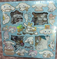 Cinnamoroll玉桂狗100張盒裝手賬本防水pvc透明貼紙