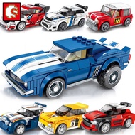 Sembo Blocks Car City Vehicle Racing Super Garage Sets Building Model Kit Kids Toys Children Speed Champions 2023 Techni