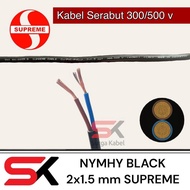 NYYHY 2x1.5 mm SUPREME / KABEL SERABUT 2x1.5 / NYYHY 2 x 1.5 / 2 x 1.5