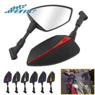 For HONDA  PCX 160 ADV 150 Rear View Mirrors 360 °Rotation Rearview Side Mirror YAMAHA NMAX 155 XMAX 300 XmAX 250